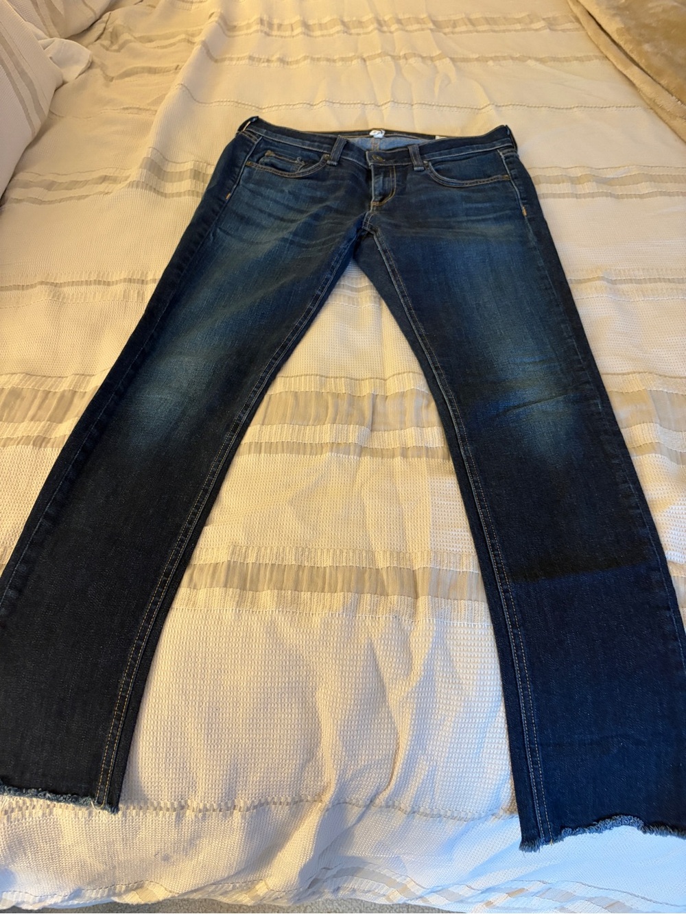 rag & bone Men's Indigo Slim Straight Jeans